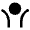 Open Arm Fill Icon from Remix Fill Set