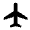 Plane Fill Icon from Remix Fill Set