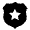 Police Badge Fill Icon from Remix Fill Set