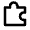 Puzzle 2 Line Icon from Remix Line Set