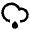 Rainy Line Icon from Remix Line Set