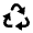 Recycle Line Icon from Remix Line Set