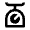 Scales 2 Line Icon from Remix Line Set