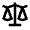 Scales 3 Line Icon from Remix Line Set