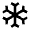Snowflake Fill Icon from Remix Fill Set