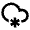 Snowy Line Icon from Remix Line Set