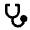 Stethoscope Fill Icon from Remix Fill Set