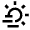 Sun Foggy Line Icon from Remix Line Set