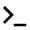 Terminal Fill Icon from Remix Fill Set