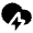 Thunderstorms Fill Icon from Remix Fill Set