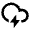 Thunderstorms Line Icon from Remix Line Set