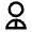 User 2 Line Icon from Remix Line Set