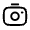 Camera Minimalistic Icon from Solar Linear Set