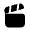 Clapperboard Open Icon from Solar Bold Set