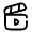 Clapperboard Open Play Icon from Solar Broken Set