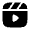 Clapperboard Play Icon from Solar Bold Set