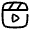 Clapperboard Play Icon from Solar Broken Set