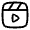 Clapperboard Play Icon from Solar Linear Set