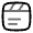 Clapperboard Text Icon from Solar Line Duotone Set