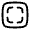 Full Screen Square Icon from Solar Linear Set