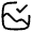 Gallery Check Icon from Solar Linear Set