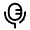 Microphone Icon from Solar Broken Set