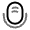Microphone Large Icon from Solar Line Duotone Set