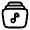 Music Library Icon from Solar Linear Set