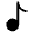 Music Note 2 Icon from Solar Bold Set