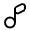 Music Note 4 Icon from Solar Linear Set