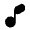 Music Note 4 Icon from Solar Bold Set