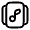 Music Note Slider 2 Icon from Solar Linear Set