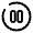 Pause Circle Icon from Solar Broken Set