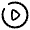 Play Circle Icon from Solar Broken Set
