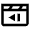 Movies Clapboard Backward Icon from Nova Line Set