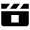 Movies Clapboard Stop Icon from Nova Solid Set