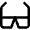 Movies Glasses Icon from Nova Line Set
