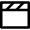 Movies Scene Clapboard Icon from Nova Line Set