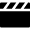 Movies Scene Clapboard Icon from Nova Solid Set