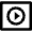 Play Button Square Icon from Nova Line Set