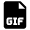 Image File Gif Icon from Nova Solid Set