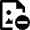 Image File Subtract Remove Icon from Nova Line Set