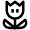 Video Games Fire Flower Icon from Nova Line Set