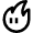 Video Games Flame Enemy Icon from Nova Line Set