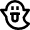 Video Games Ghost Icon from Nova Line Set