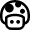 Video Games Mario Mushroom Icon from Nova Line Set