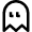 Video Games Pacman Ghost Icon from Nova Line Set