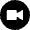 Video Call Circle Icon from Nova Solid Set