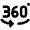 360 Icon from Atlas Line Set