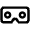 Glasses Virtual Reality Icon from Atlas Line Set